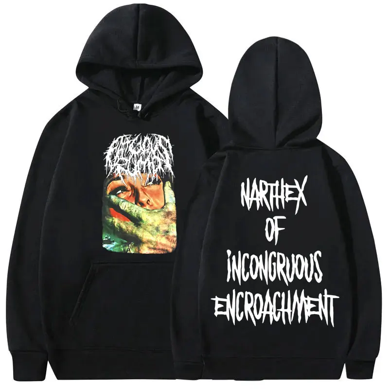 Rapper Playboi Carti and Ken Carson Narthex of Incongruous Encroachment Graphic Hoodie Men's Oversized Hip Hop Opium Streetwear
