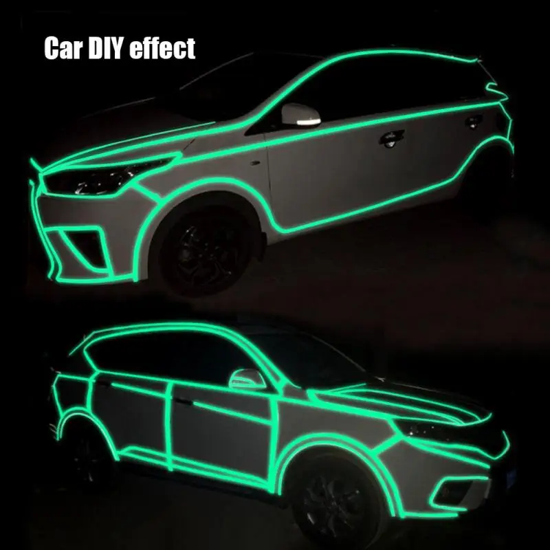 Светящаяся лента светящаяся зеленая зеркальная фотолампа противоскользящая