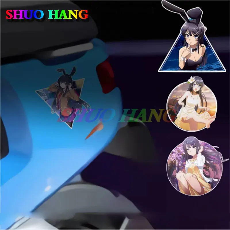 

Sakurama конопляная одежда молодежная голова свиньи не мечтает кролика школьницы автомобильные наклейки для ноутбука грузовика виниловые нак...