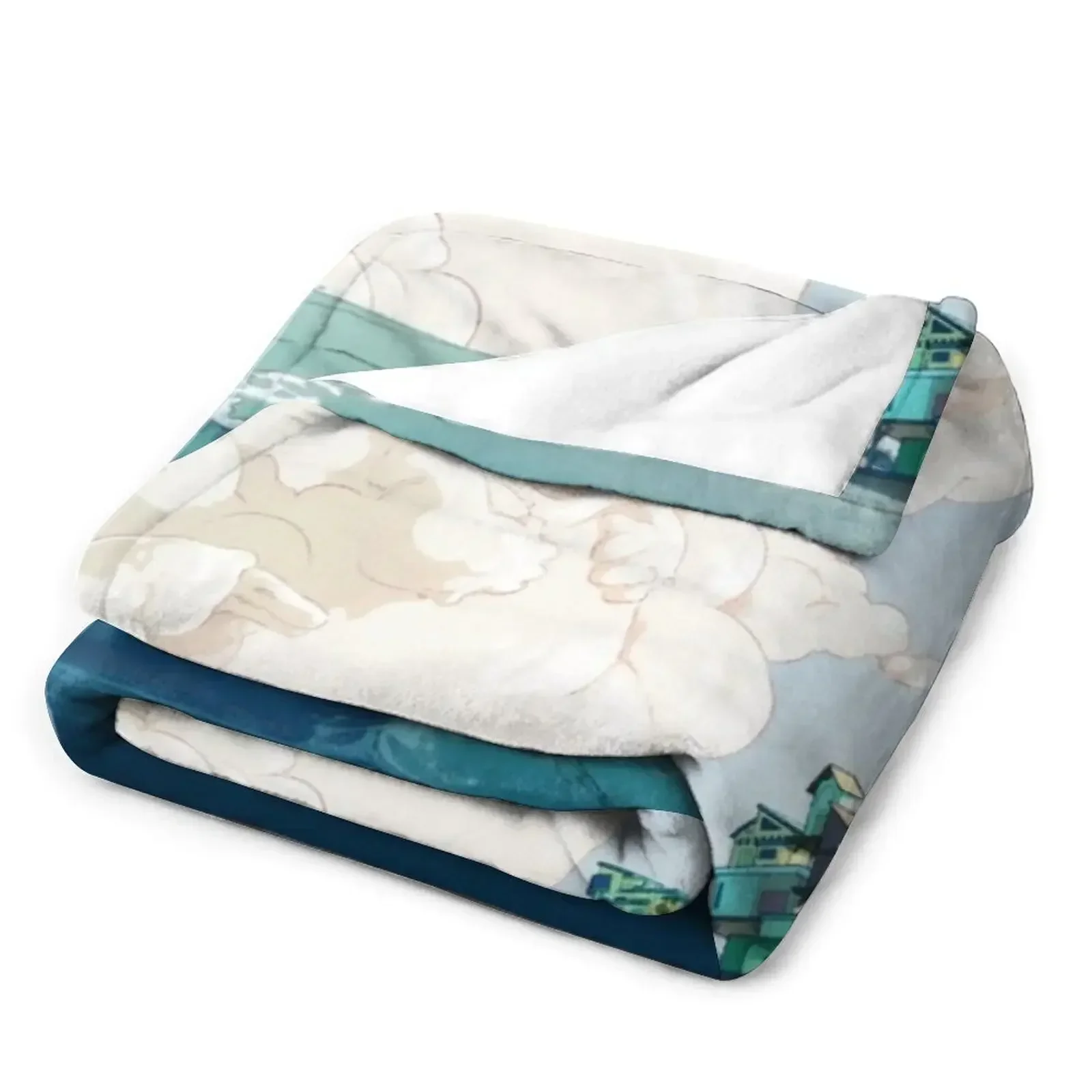 Spiritfarer-Солнцезащитные волны-плед для лодки тепловое одеяло путешествий