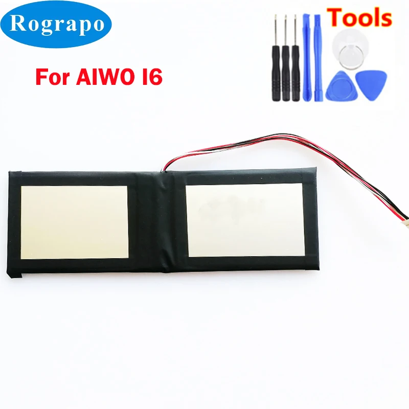 

New 7.6V 4850mAh Replacement Battery For AIWO I6 Notebook Tablet PC Accumulator 8-Wire Plug +tools