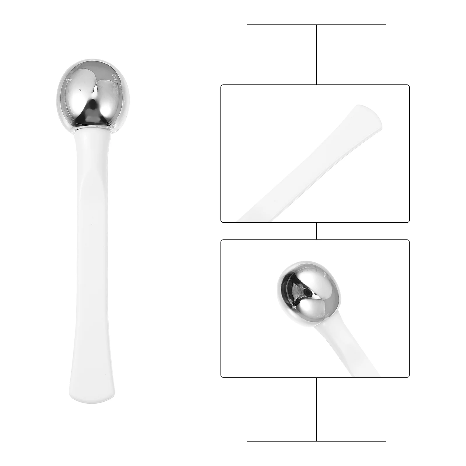 

Eye Cream Applicator Rollerserum Stick Spoonrod Tool Metalmassagingfacial Wand Puffy Bar Remover Wrinkles Spatula Rods Face Skin