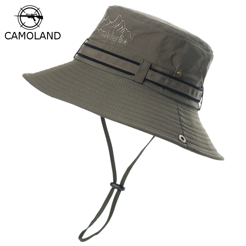 Summer Sun Hat Men Women Bucket Hat Outdoor UV Protection Bonnie Hat Long Wide Brim Safari Hiking Fishing Hat Breathable Mesh