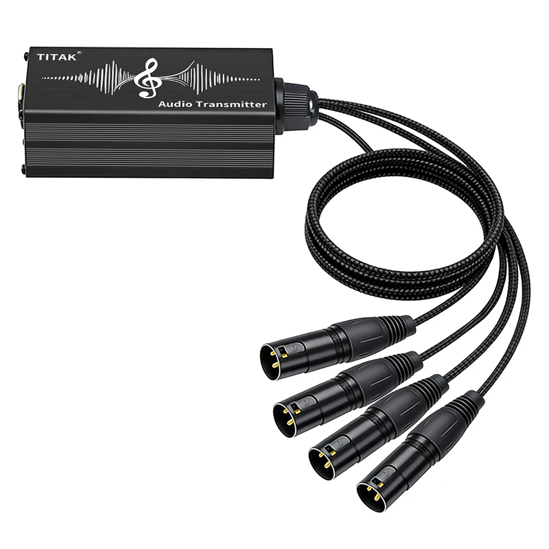 Фото 4-канальный аудиокабель 6,35 мм TRS RJ45 Cat5/Cat6 экранированный для гитары, бас-гитары, клавиатуры, микшера, усилителя, живых выступлений, сцены, студии №4