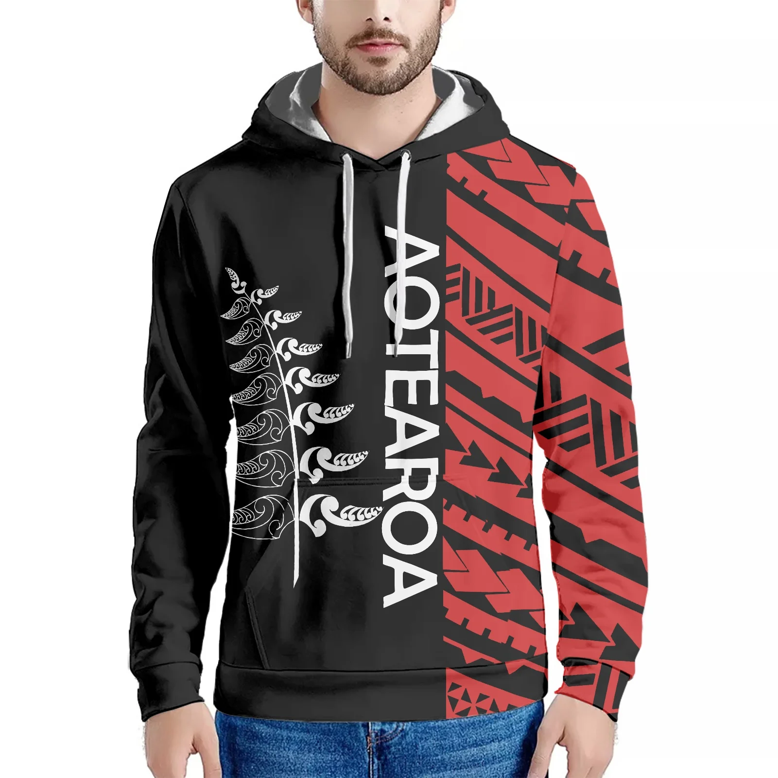 

2022 Осенняя Повседневная Толстовка, мужской пуловер с принтом Новой Зеландии, маори, короу, уличная одежда, высококачественные толстовки, св...