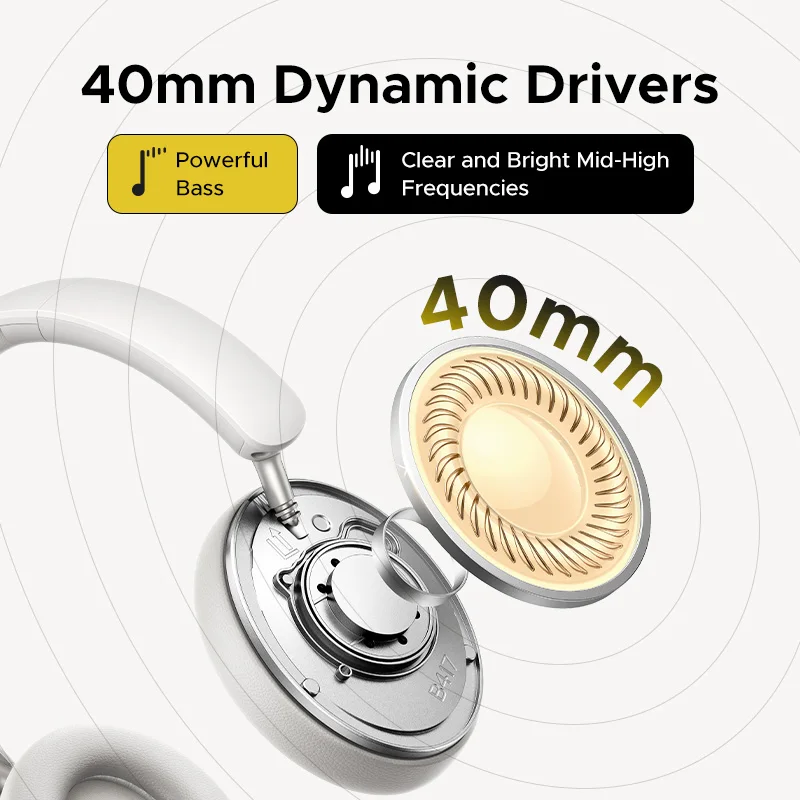 Беспроводные Bluetooth-наушники UGREEN Studio Max2