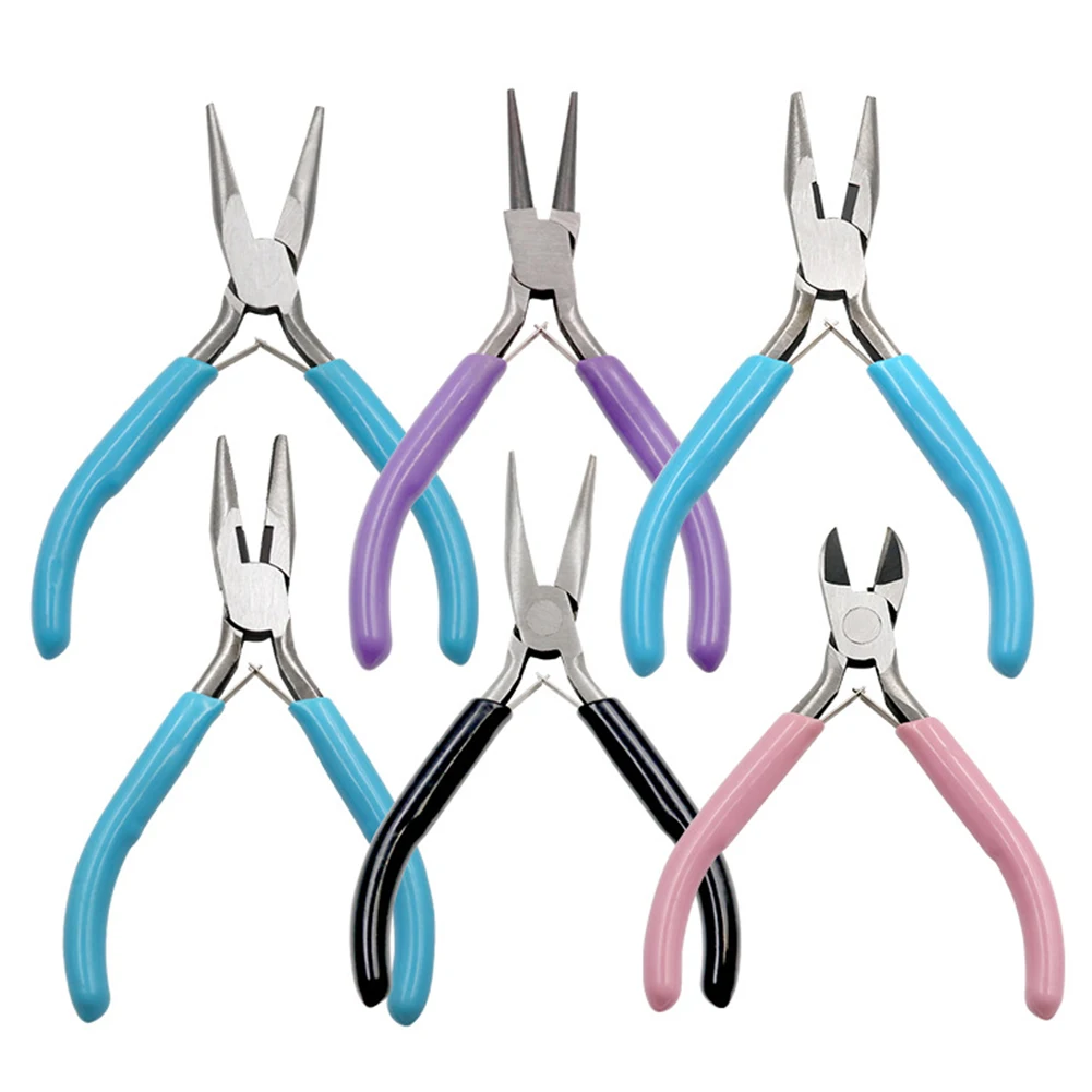 

1pc Small Plier Toothed Belt Edge Bent Nose Pliers Needle Nose Pliers For Jewelry Beads Accessories Crafts Hand Tools Pliers