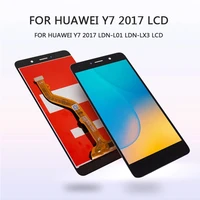 for huawei y7 2017 lcd display 100 working lcd screen with touch screen digitizer panel for huawei y7 2017 ldn l01 ldn lx3 lcd