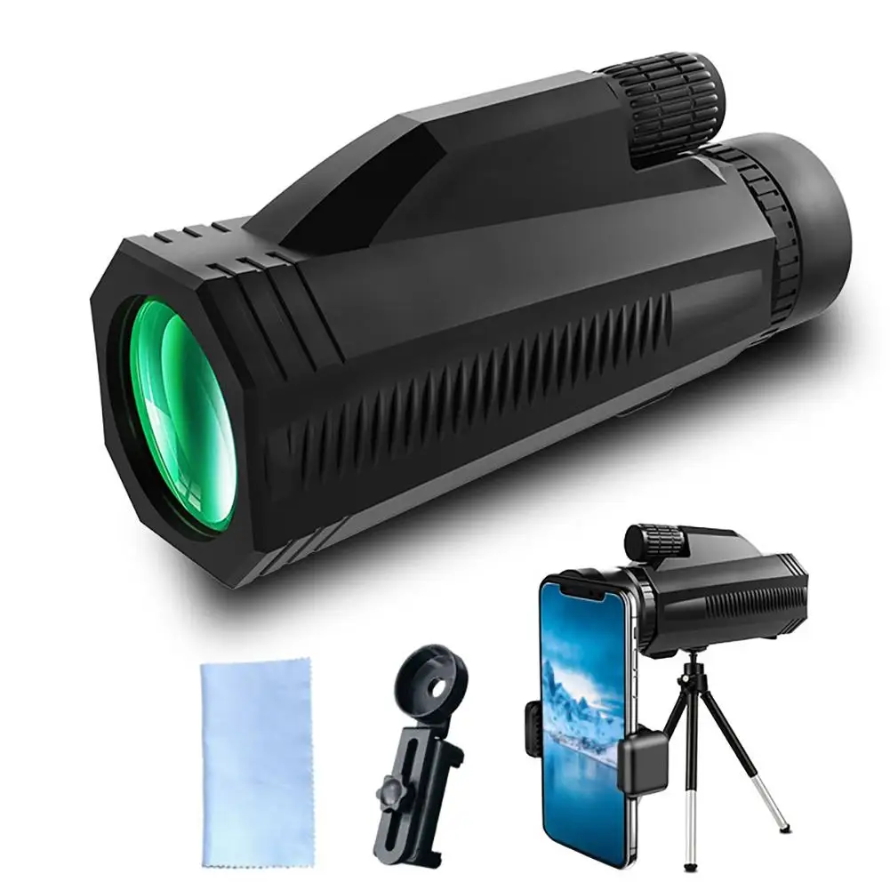 

Outdoor Monocular Telescope With Tripod 12x50 High Power High-definition Monoculars for Watching Camping Traveling