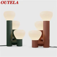 outela contemporary table lighting creative simple design led decor living room bedroom home desk lamp