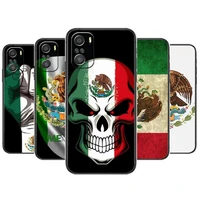 mexico mexican flag phone case for xiaomi mi 11 lite pro ultra 10s 9 8 mix 4 fold 10t 5g black cover silicone back prett