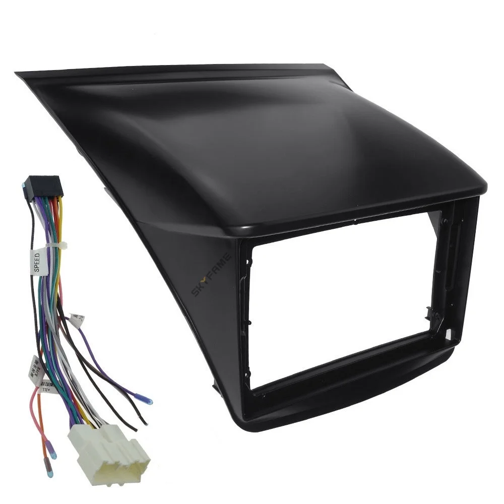 Автомобильный радиоприемник Fascia Для 2013 + Mitsubishi Pajero Montero Sport 9 дюймов рамка Android MP5