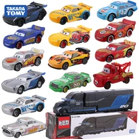 original takara tomy tomica car diecast 164 voiture lightning mcqueen mater sally guido kid boy toys for children birthday gift