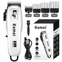 kemei pg809a adjustable powerful hair clipper barber electric hair trimmer for men professional cordless hair cutting machine
