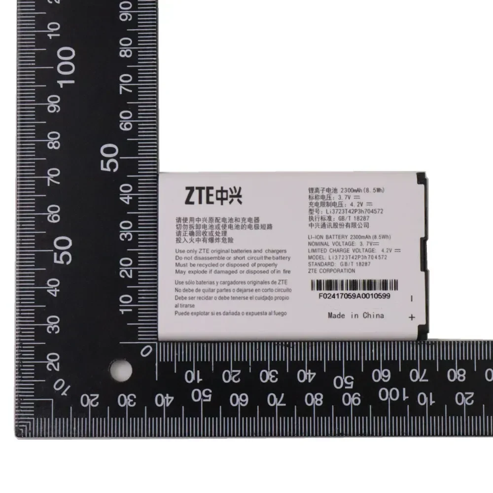 Li3723T42P3h 704572 Оригинальный аккумулятор для ZTE MF91 MF90 + MF90M MF91D MF91T MF91S MF91S2 MTC 833F 831FT 4G Wi-Fi