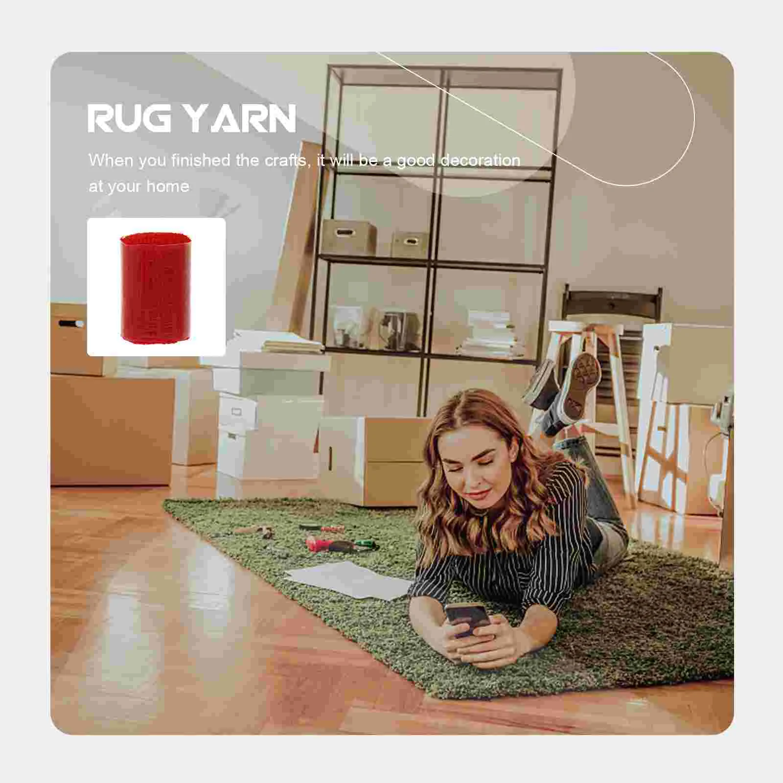 10 рулонов наборов крючок-защелка бежевая пряжа ковровая вышивка серый ковер