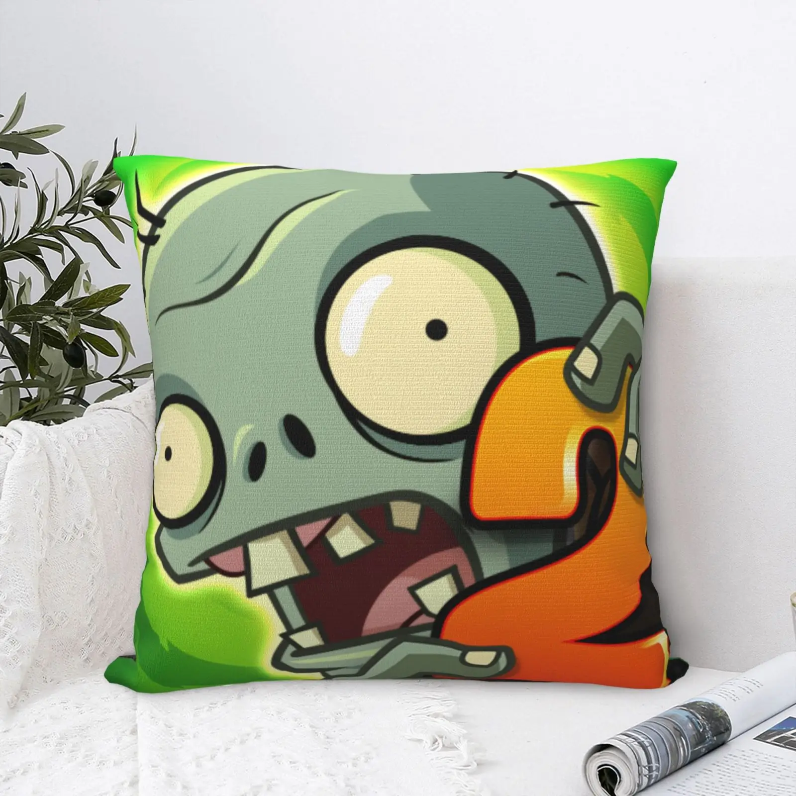 

Plant Vs Zombie 5 Pillow Case Pillow For Sofa Pillows Pillow Case With Zip Anime Pillow Case Pillow Decorative Pillows For Bed