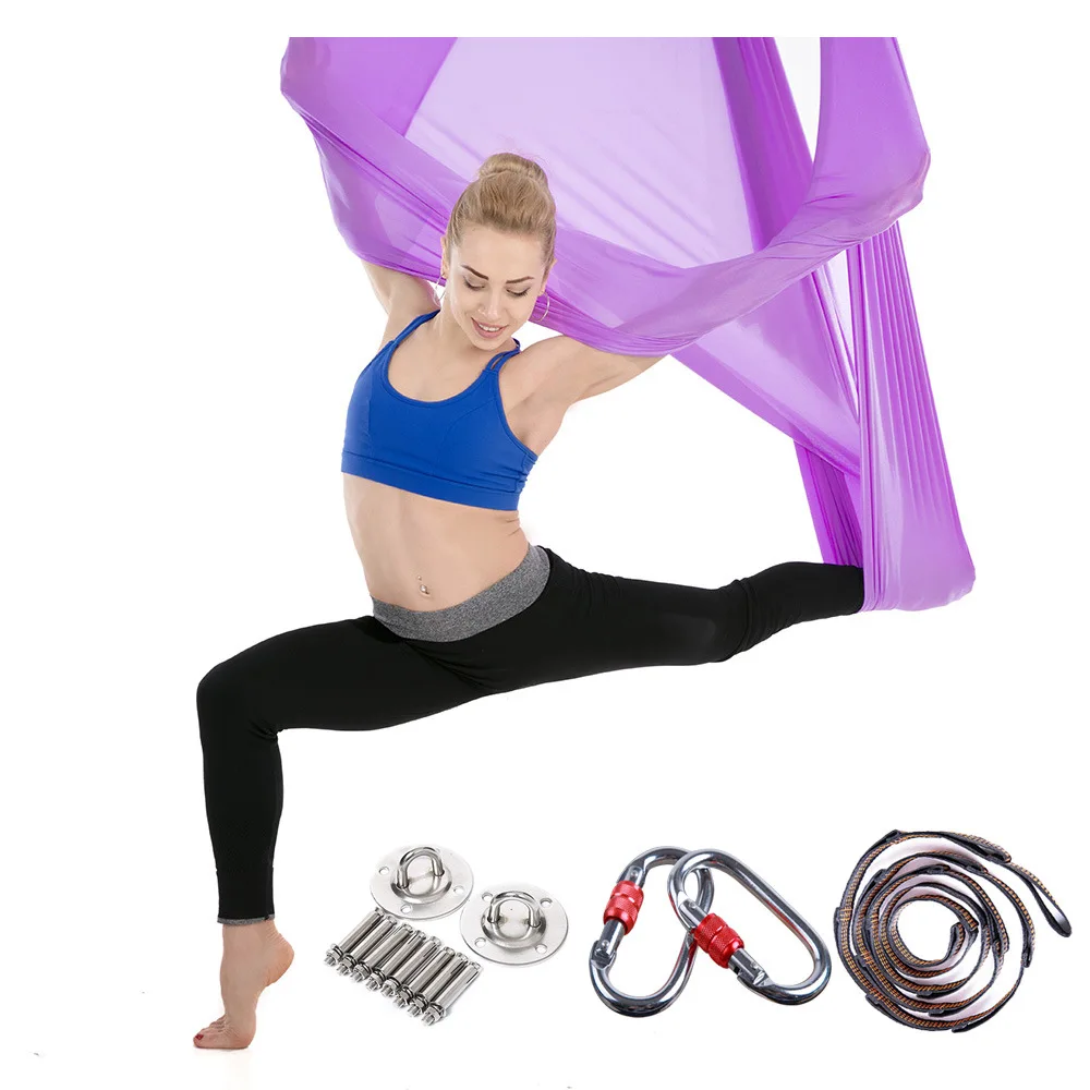 

lightweight portable folding aerial custom swing indoor freestanding yoga hammock