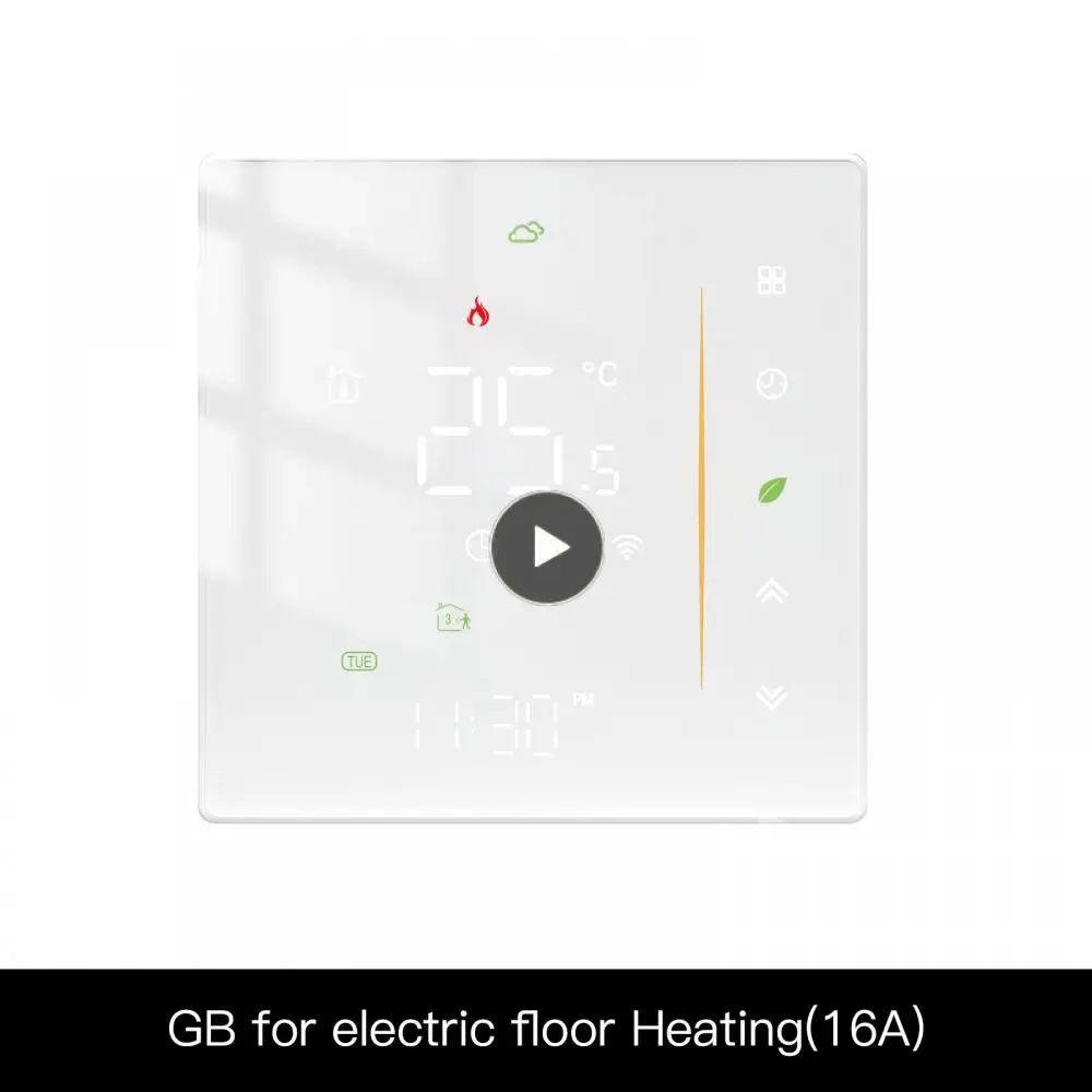 

Tuya Wifi Warm Floor Heating For Electric Floor Heating Water Lcd Display Smart Thermostat Work With Alexa Google Home