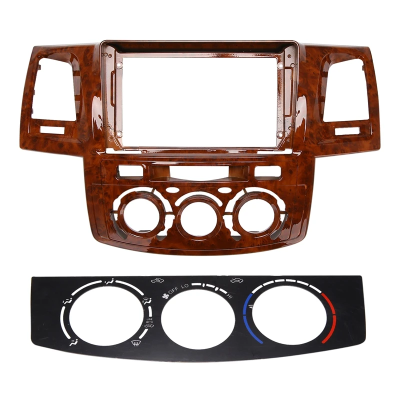 

Рамка для управления автомобильным радио/DVD-плеером, 9 дюймов, 2DIN, для Toyota Hilux VIGO 2009-2015