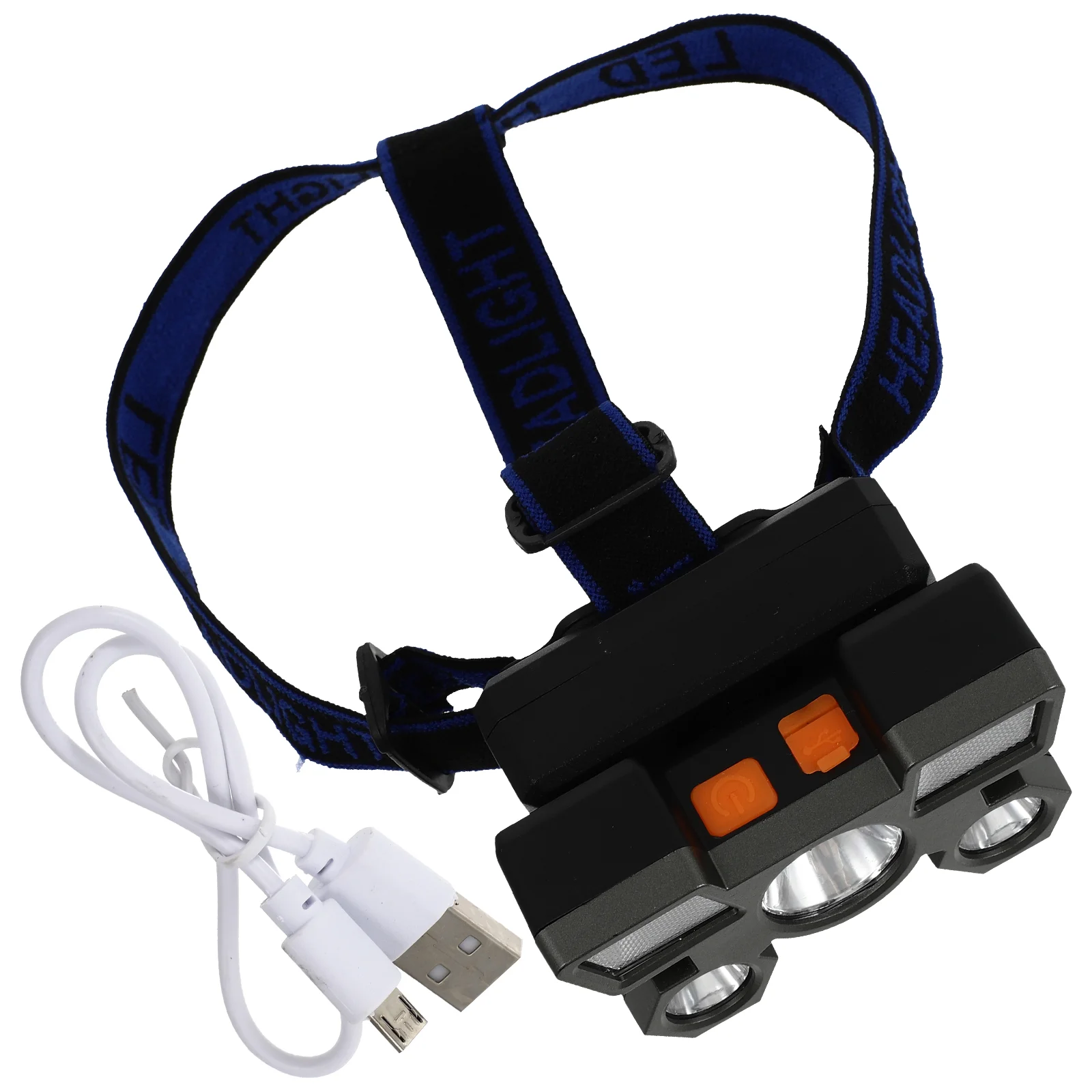 

Portable Work Light Headlamp Practical Multi-functional Working Safety Fishing Outdoor Flashlight USB Night