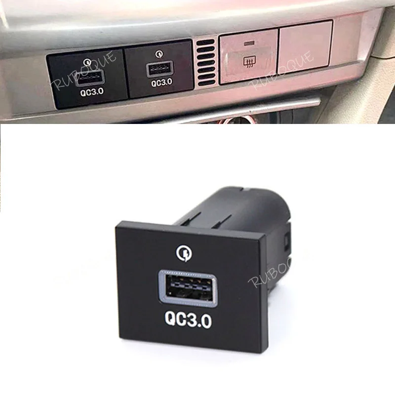 

1pc Car Charger Quick Charge Cigarette Lighter QC3.0 USB Interface Socket Fast Car Charger Use For Ford FOCUS 04-10