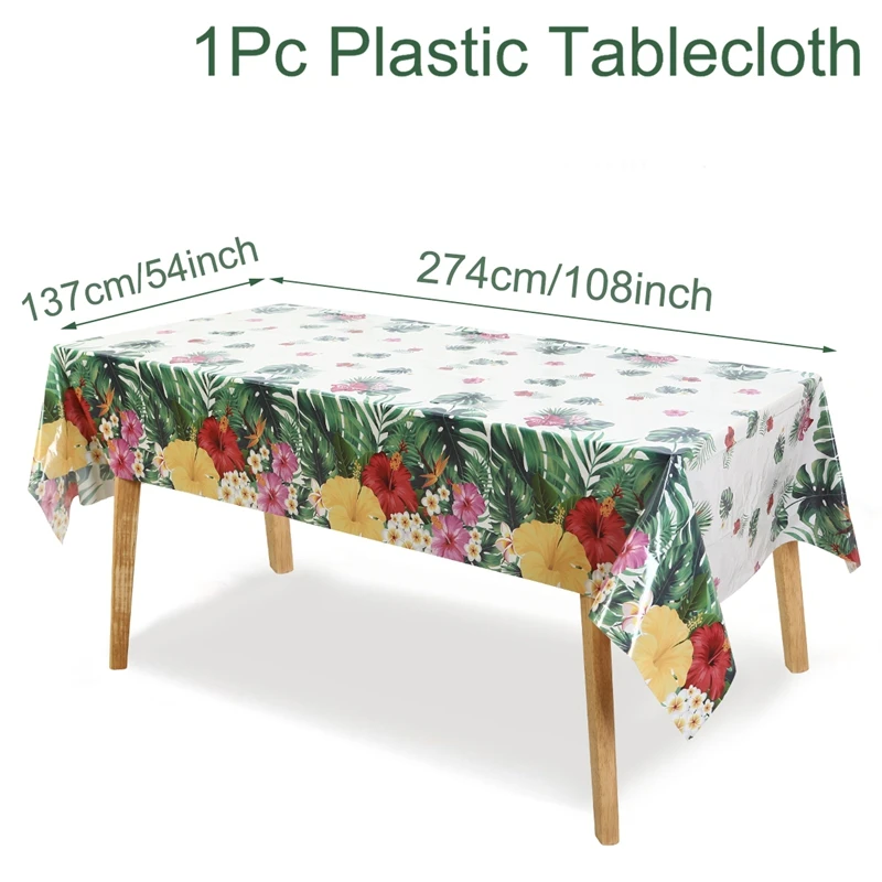 

Одноразовые скатерти Luau с тропическими пальмовыми листьями