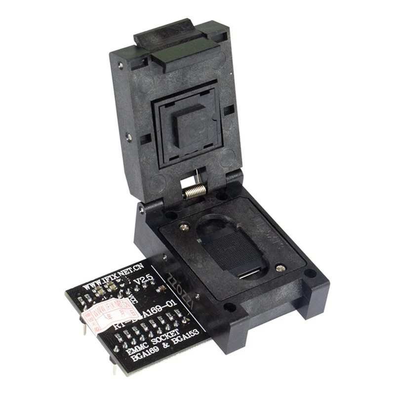 RT-BGA169-01 BGA169/BGA153 Адаптер EMMC V2.5 с 4 обхвальными коробками BGA для программатора RT809H