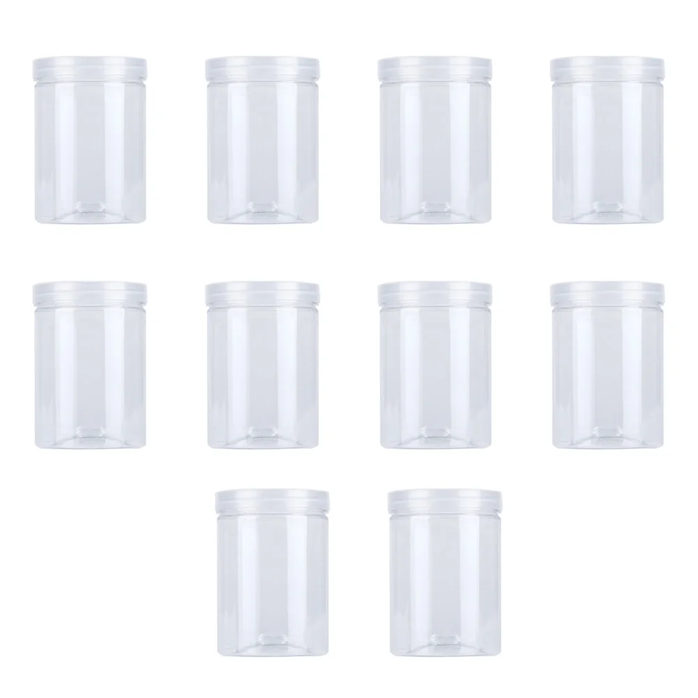 

10 pcs Cereal Dispenser Snacks Sugar Holder Canister Noodles Jar Storage Jars Spice Containers