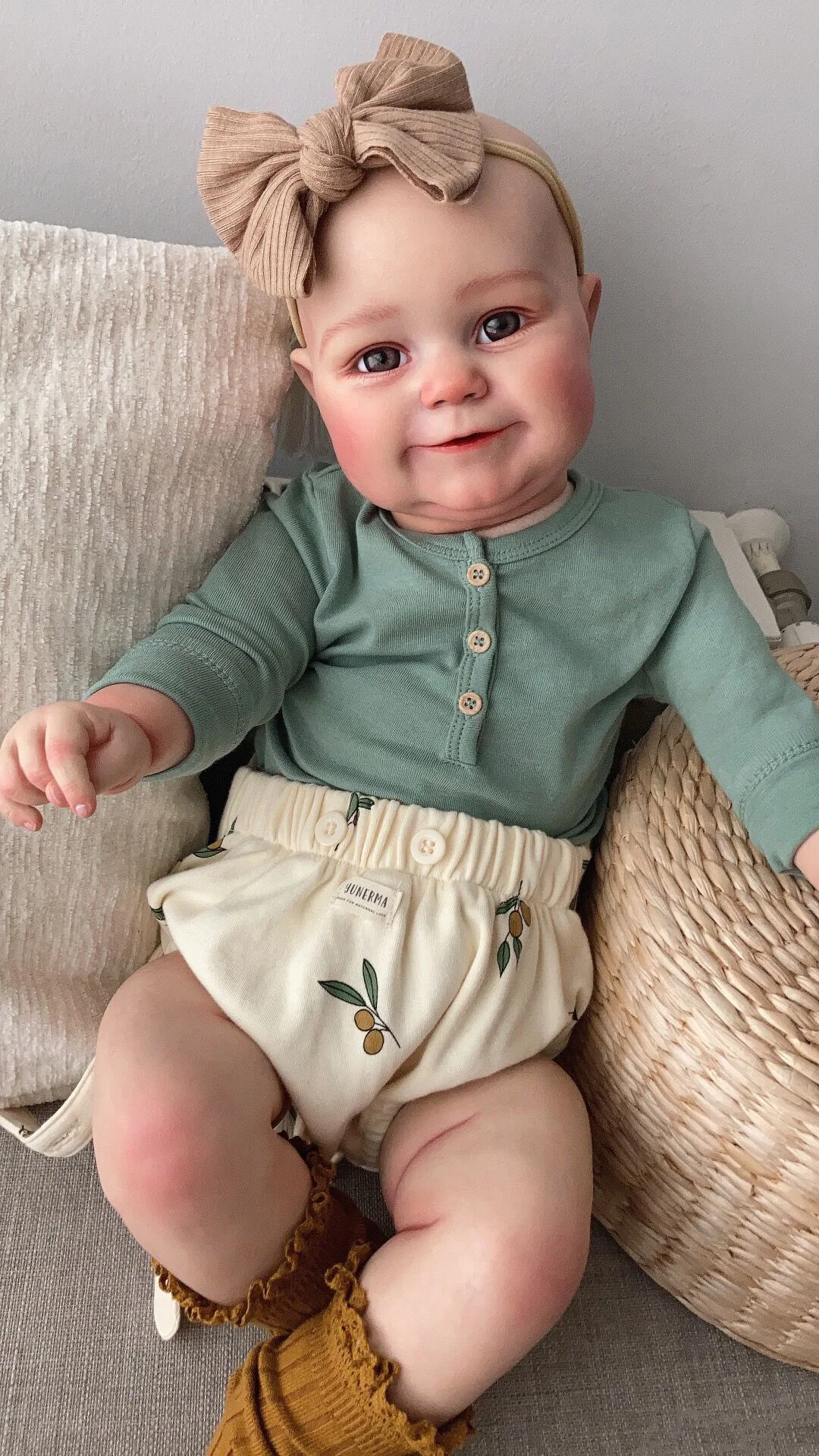 

60CM reborn toddler Doll Maddie Imitation baby doll finished product
