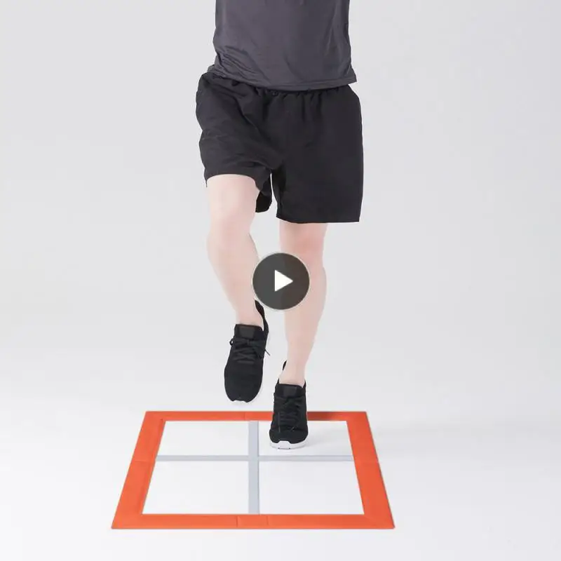 

Easy Store Sports Trainer Foldable Equipment Polyester Auxiliary Fitness Grid Trainer Run Trainer Cardboard