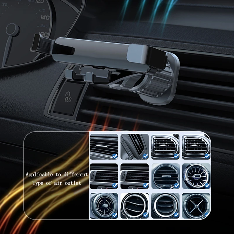 Автомобильный держатель для телефона из гравитационного сплава аксессуары FIAT