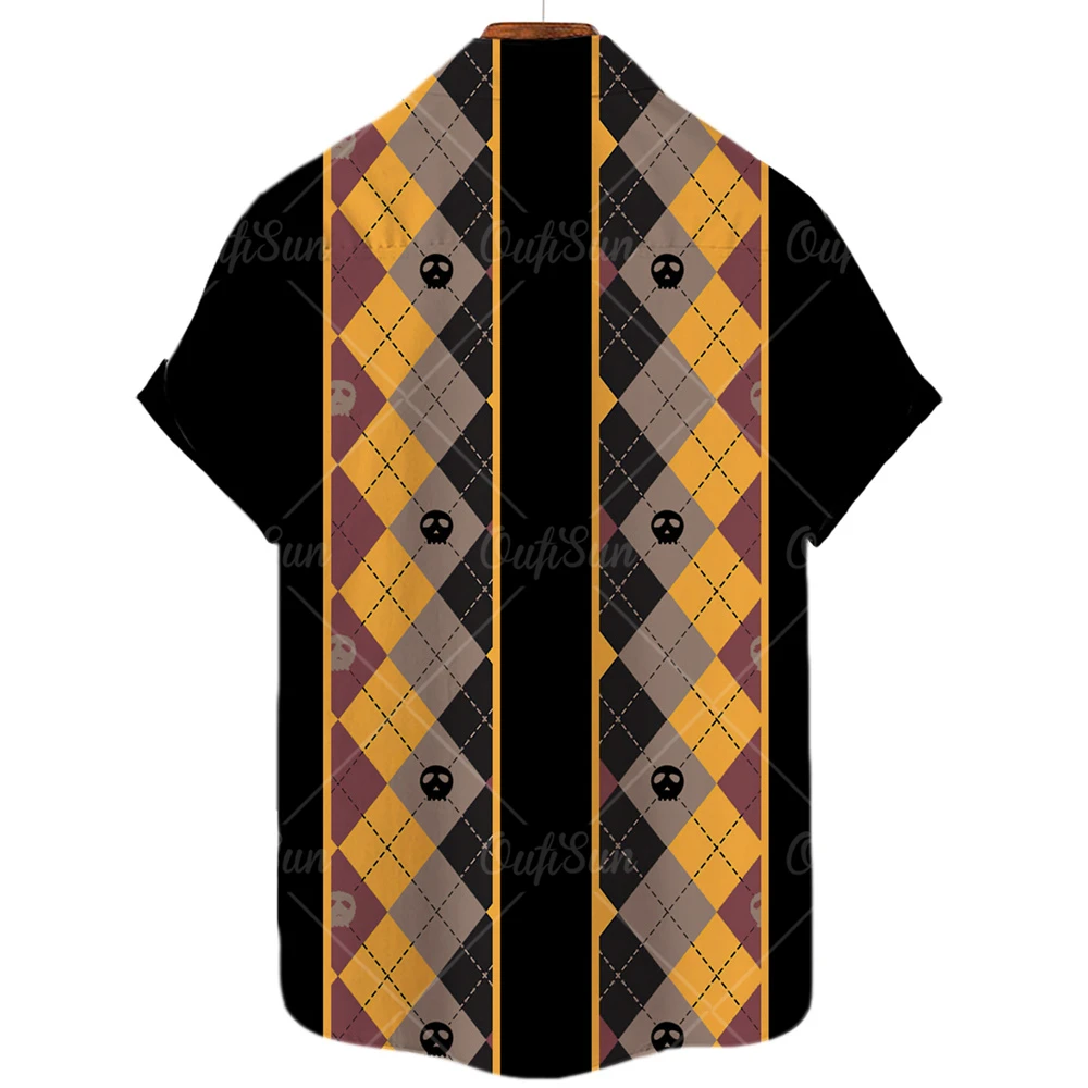 Мужская одежда 2022 повседневный Модный кардиган с геометрическим принтом одним