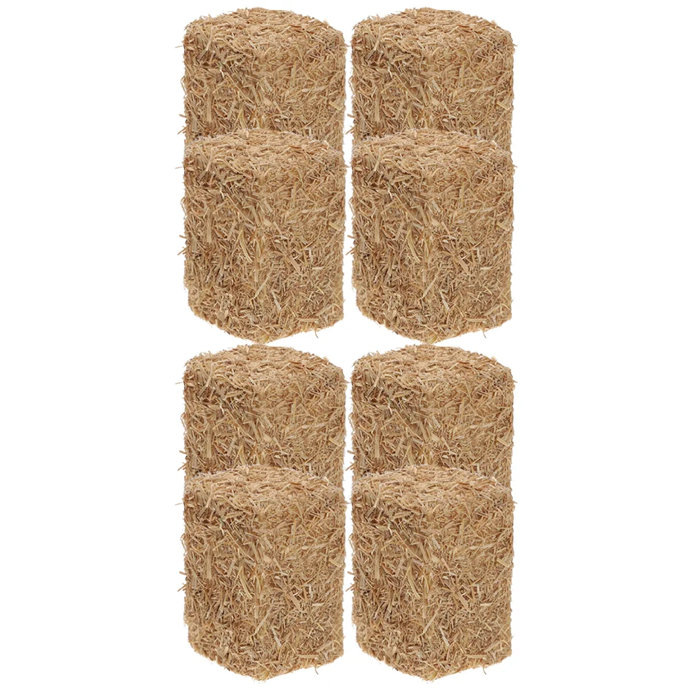 

8 шт. декоративные мини-фотографии Hayrick реквизит искусственная архитектурная модель Искусственный деревянный миниатюрный орнамент из Искусственного Дерева