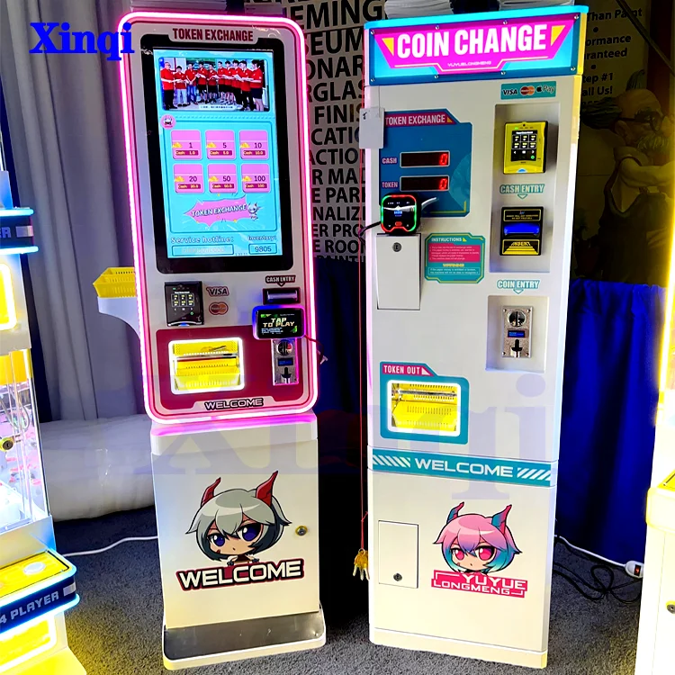 Фото Горячая продажа Nayax Card Swiping System Диспенсер для монет Машина для смены денег Машина для смены наличных денег для игр с монетоприемником №1