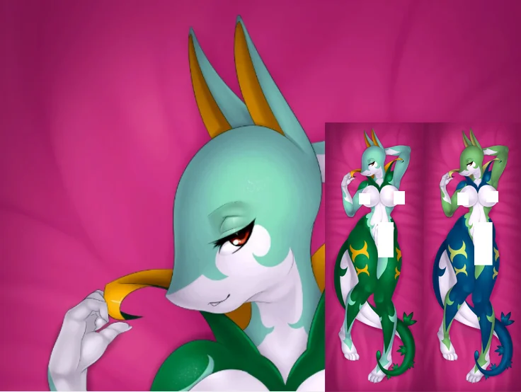 

Recommend Dakimakura Anime Serperior MLP Furry Double Sided Print Life-size Body Pillow Cover