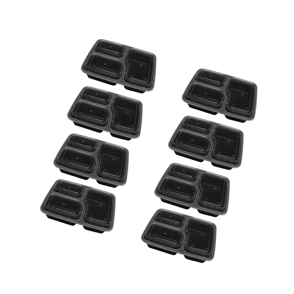 

15 PCS To-Go Container Compartment Lunch Containers Takeout Containers 3 Compartment Containers
