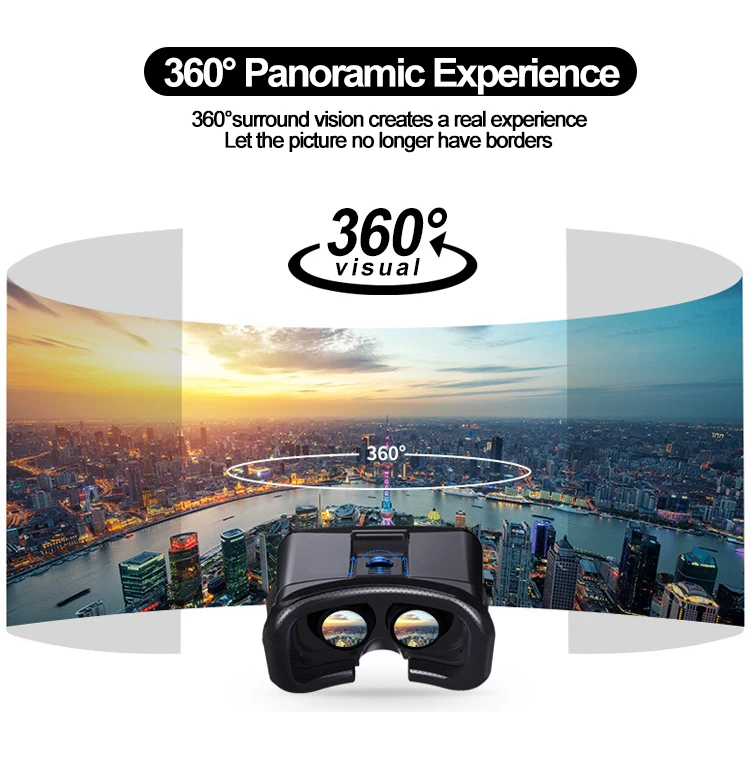 3d-гарнитура виртуальной реальности умные очки шлем для смартфонов бинокль