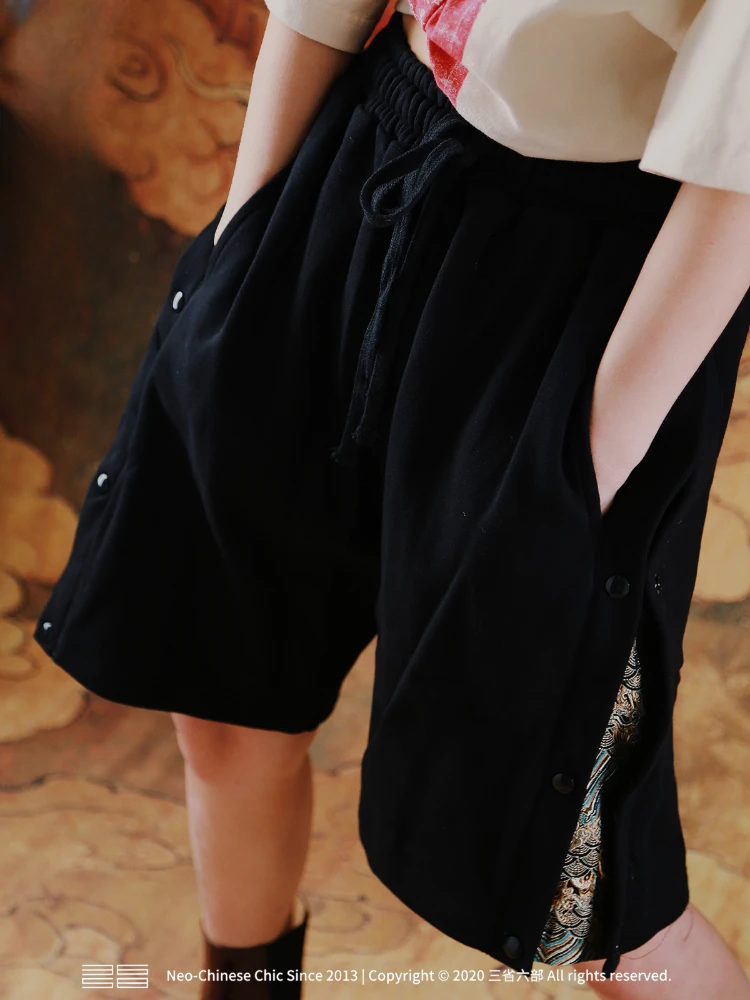 Шорты мужские в китайском стиле