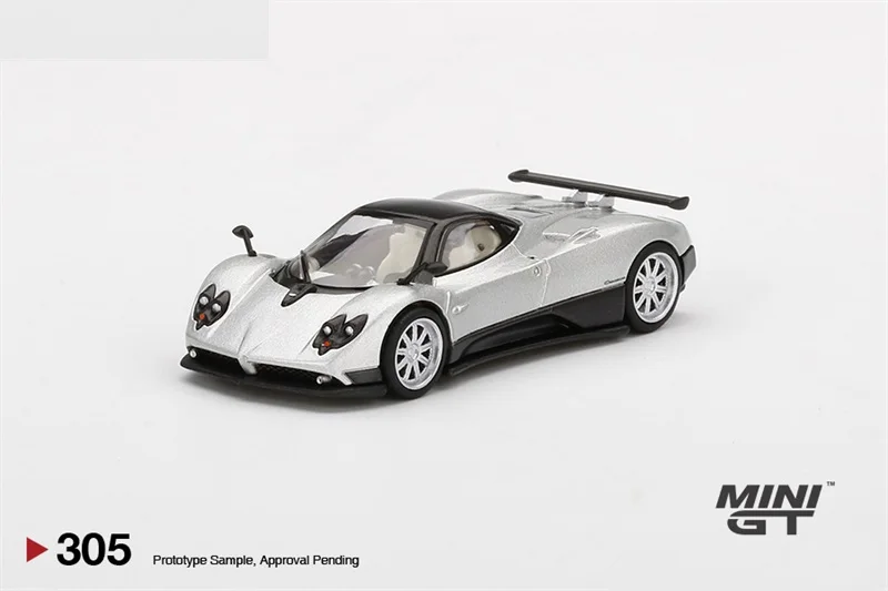 

Мини GT 1:64 Pagani Zonda F Серебряный LHD/RHD литая модель автомобиля