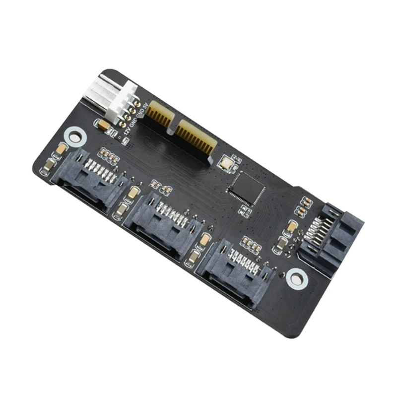 

Плата-удлинитель для Raspberry Pi CM4, плата PCI-E к 4-полосному удлинителю SATA3.0, 6 Гбит/с, высокоскоростной интерфейс SATA, поддерживает CM4