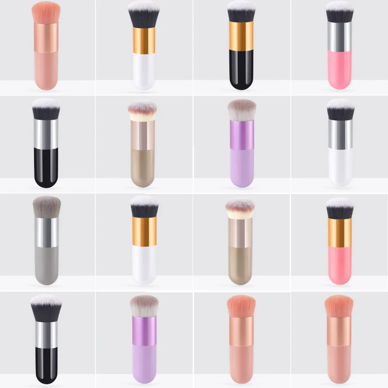 

1pc Soft Powder Makeup Blush Foundation Portable Lady Makeup Brush Cosmetic Tool Make Up Cosmetic Single Brush