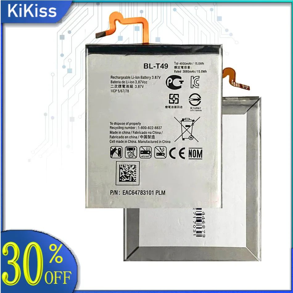 Аккумулятор BL-T49 для LG K510 K51S LM-K410BMW LM-K510BMW LM-K510HM 4000 мАч аккумулятор мобильного