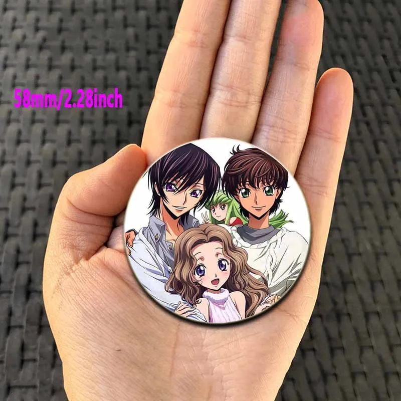 Персонажи аниме Lelouch Lamperouge/C.C./Kallen Stadtfeld/Suzaku/Shirley Fenette броши значки булавки для