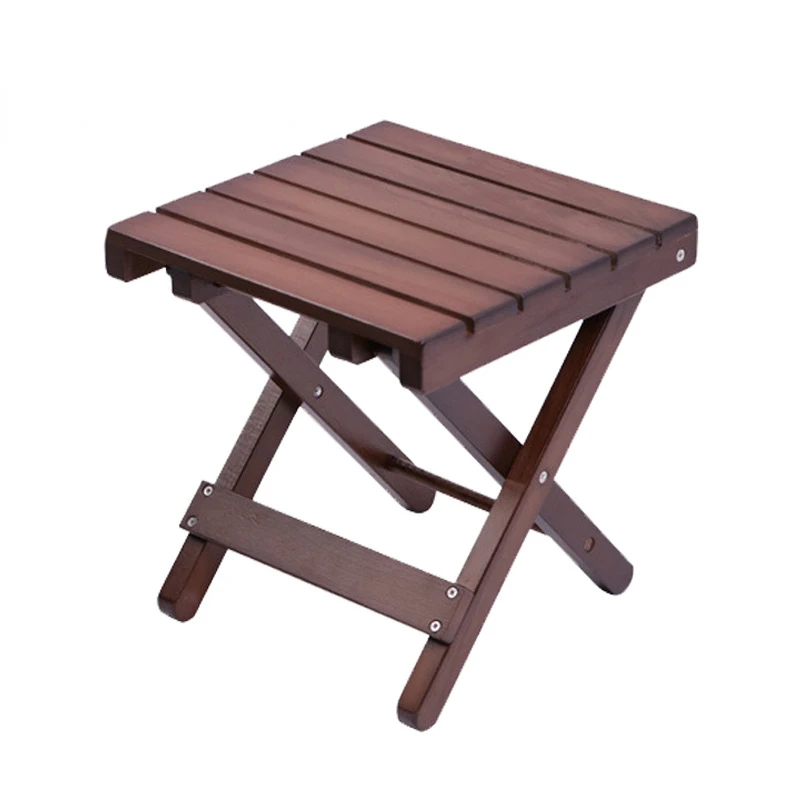 

Складной стул из массива дерева, портативный маленький стул для кемпинга и рыбалки