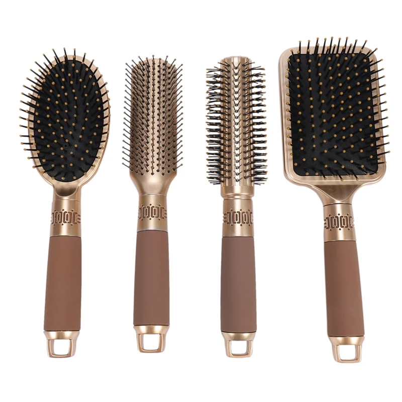 

4 Styles Hair Brushes Air Cushion Combs Women Scalp Massage Comb Detangling Brush And Hair Comb Set