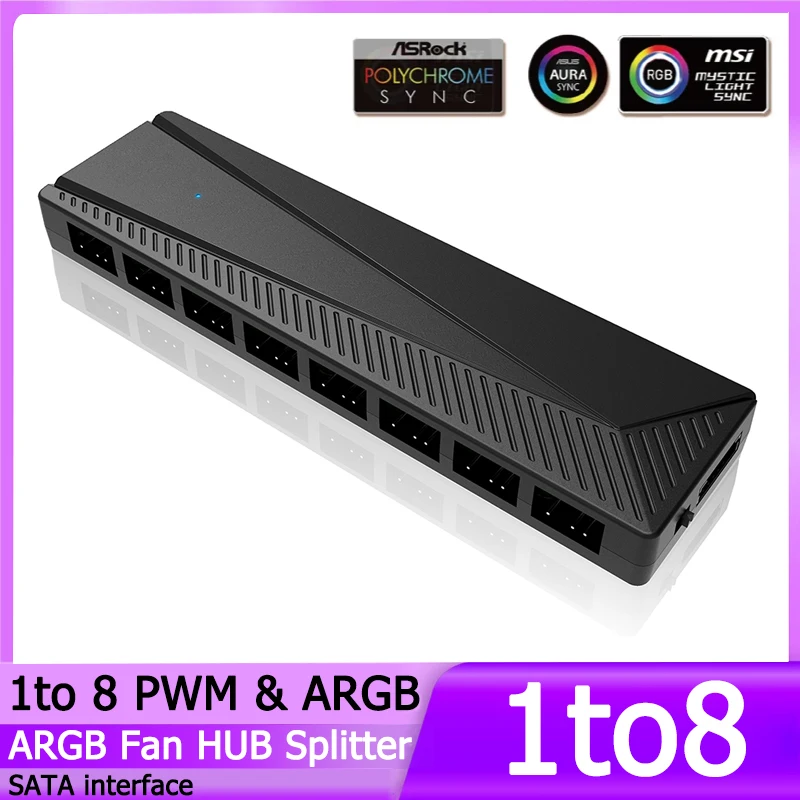 

2 в 1, RGB-разветвитель для ПК, В, 3 контакта, 4 контакта