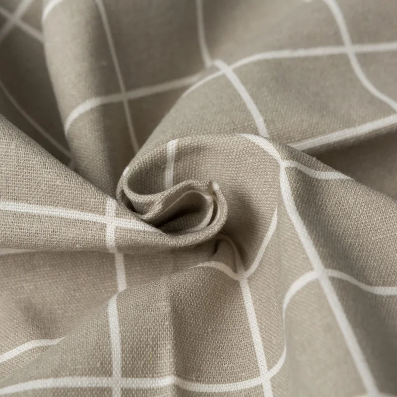 50*150 см клетчатая льняная хлопчатобумажная ткань для тканей детский домашний