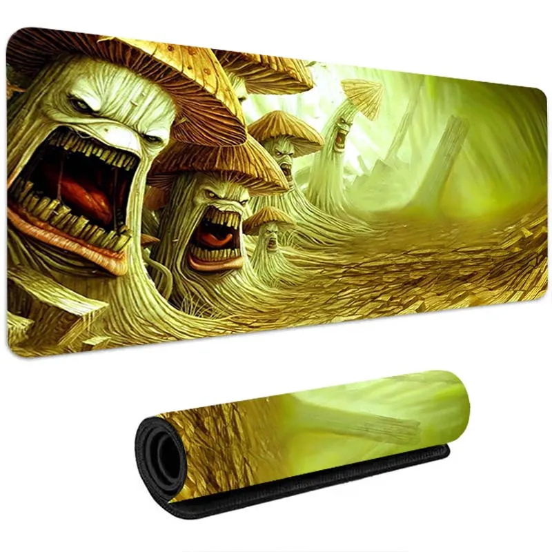 

Mouse Pad Gamer Forest Mushroom Gaming Desk Mat Office Accessories Deskmat Cute Mousepads Mousepad Cabinet Keyboard Mats Kawaii