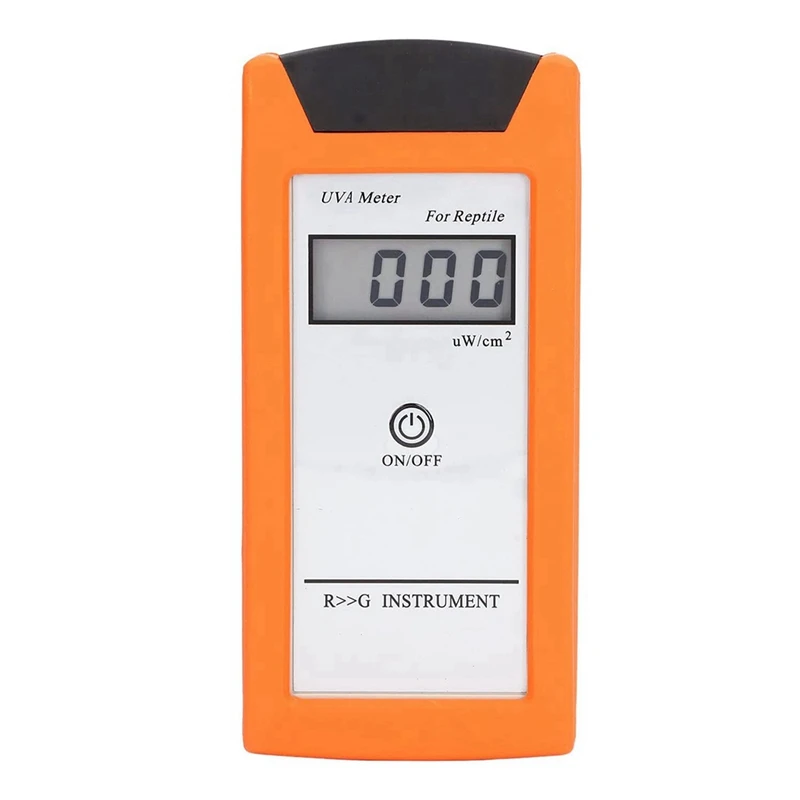 

Portable UVA Meter, Silica Gel Material 0‑1999 Μw/Cm² 3.5-Bit LCD UVA Solar Lamp Tester For Reptile